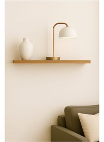 Resim Yankı-BYEG 50 cm safir Meşe Mdf Gizli Bağlantı Duvar Rafı 