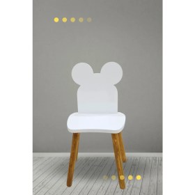 Resim Liva Ahşap Çocuk Sandalyesi 4-12 Yaş Mickey Mouse 