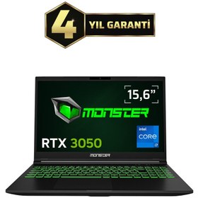 Resim MONSTER Abra A5 V20.6.1 Intel Core i7 13620H 16 GB RAM 1 TB SSD RTX 3050 Windows 11 15,6" FHD 144 Hz 