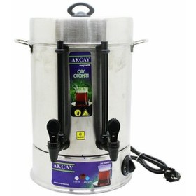 Resim Akçay 40 Bardak Semaver Elektrikli Çay Otomatı 