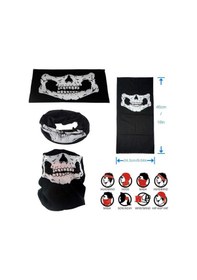 Resim Motorcu Boyunluk Baf Buff Bandana 25x48 Cm Model 7 Çok Renkli 