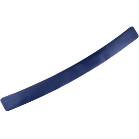 Resim Mavi 1 Adet Arka Koruma Plakası Etiket Araba Arka Anti-kicked Çizilmeye Karşı Koruma Şeridi 3d Karbon Fiber Film 