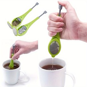 Resim 1 adet Mutfak Malzemeleri, Çay Seti, Silikon Çay Süzgeci, Çay Filtresi, Çay Demliği, Mutfak Araçları 