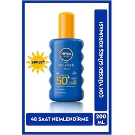 Resim Nivea Sun Koruma & Nem Koruyucu Güneş Kremi SPF50+ 200 ML 