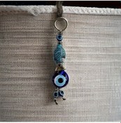 Resim Mixperi Balıklı Nazar Boncuklu Anahtarlık 