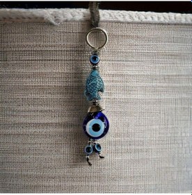 Resim Mixperi Balıklı Nazar Boncuklu Anahtarlık 