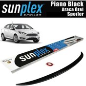 Resim Focus 4 Uyumlu Bagaj Üstü Spoyler Sedan 2015-2018 Piano Black 