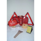 Resim KKDAVM Dikdörtgen Trafik ve İlkyardım Seti Çantası Kayma Takozu Buz Kıracak Araç Seti Ekonomik 