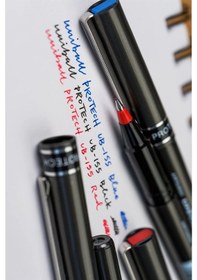 Resim Mavi Pilot Kalem Ub-155 Micro Deluxe 5 Adet Uniball Pilot Kalem 0.5 Mm Roller Uçlu Pilot Kalem İnce Uçlu Likit Mürekkep Mavi 