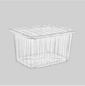 Resim Poly Time Kapaklı Saklama Kutusu 23 Litre Şeffaf 