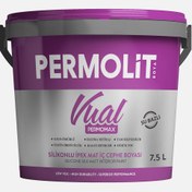 Resim Permolit 7,5 L Permomax Vual İpek Mat İç Cephe Boya Beyaz 