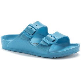 Resim Birkenstock Mavi Erkek Çocuk Sandalet 1024566 Arızona Kıds Eva 