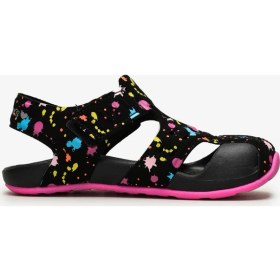 Resim Skechers Side Wave - Büyük Kız Çocuk Siyah Sandalet 86428L Bkhp 