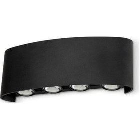 Resim Noas Dış Mekan Aplik 8w Efes 4+4 Günışığı Gün Işığı 