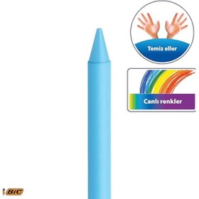 Resim Bic | Plastidecor Pastel Boya Seti, 18 Renk, Elleri Kirletmeyen, Canlı ve Dayanıklı Renkler 