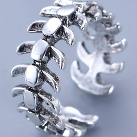 Resim Günlük Kullanıma Uygun Basit ve Şık Sokak Hip-Hop Yılan Kemik Yüzüğü 