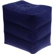 Resim Globalpurchase Üçlü Floklu Ayaklık Şişme Yastık Ayarlanabilir - Mavi 