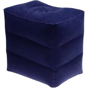 Resim Globalpurchase Üçlü Floklu Ayaklık Şişme Yastık Ayarlanabilir - Mavi 