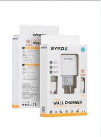 Resim Syrox J48 Hızlı Şarj Type-c Usb-c Kablolu Duvar Şarj Aleti 2.6a Beyaz 