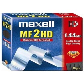 Resim HP Maxell Mf2Hd 3.5 1.44 Mb Floppy Dısk Biçimlendirilmiş Disket 
