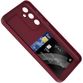 Resim Galaxy A36 Kılıf Kamera Korumalı Kartlık Hazneli Zore Vitra Kapak - Pembe 