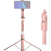 Resim Xindoker 360 Dönebilir Alüminyum Selfie Çubuğu - 3'ü 1 Arada Tripod, Stabilizatör Ve Uzaktan Kumandalı Telefon Tutucu 