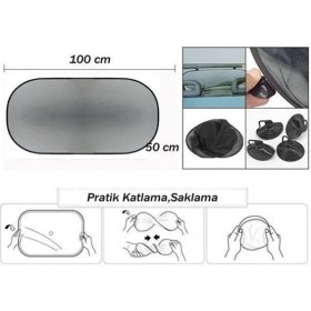 Resim Drs Tuning Çember Arka Cam Perdesi 100CM / PEAR10 