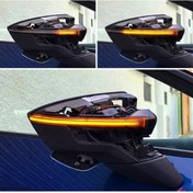 Resim imza direksiyon kılıfı Seat Leon Fr Kayar Sinyal Dinamik Led 1 Çift 2013 Ve 2020 Arası Mk3 Ve Mk3.5 Kasa Uyumlu Hediyeli 