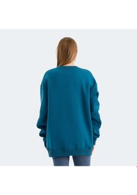 Resim Slazenger VADIM Oversize Kadın Oversıze Petrol Sweatshirt 