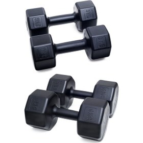 Resim 18 Kg Dambıl Set 6kg X2 3kg X2 Sayaçlı Ayarlanabilir El Yayı + Sayaçlı Atlama İpi 