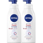 Resim Nivea Repair & Care Vücut Losyonu 2 x 400 ML 