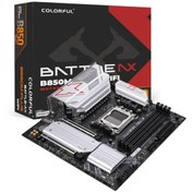 Resim Colorful BATTLE-AX B850M-Uyumlu WIFI V14 DDR5 7600MHz mATX AM5 Gaming (Oyuncu) Anakart 