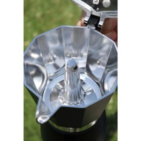 Resim Mokapot 6-Cup Coffeehutt Bigg Coffee Kahve Demleme Kahve Ekipmanı Italyan Filtre Kahve Makinesi 