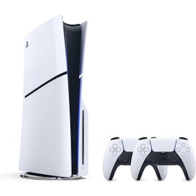 Resim Sony Playstation 5 1 TB Slim CD Edition Oyun Konsolu + 2. PS5 Kol Beyaz 