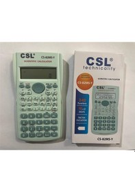 Resim Csl Cs-82ms-y Yeşil Fonksiyonel Hesap Makinesi Çok Renkli 