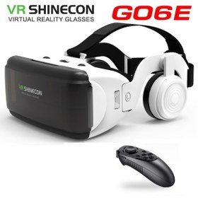 Resim VR Shinecon 4.7”ınç 6.75” Inç Kadar 3d Vr Sanal Gerçeklik Gözlüğü Kumandalı G06ea 