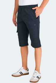 Resim Slazenger NECK I Erkek Cepli Kapri Koyu Gri Şort 