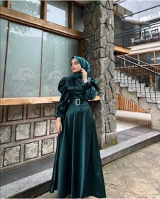 Resim welting Mellow Tesettür Abiye Saten 