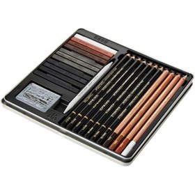 Resim Koh-I Noor Set For Sketching 24 Pcs 8899 