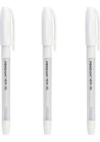 Resim Pensan Jel Kalem Neon 1.0 Mm Beyaz 3 Adet 