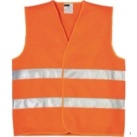Resim Starline Reflektörlü Ikaz Yeleği Turuncu Fosforlu Işçi Yelek - Xl 