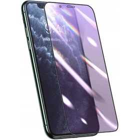 Resim Baseus 0.25mm İPhone 11 PRO Max-XS Max 3D Curved Full Anti Blue Ekran Koruyucu 