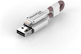 Resim Photofast Memories kablo 3 G şarj kablosu, 18 cm 128GB Gümüş MCG3U3R128GB 