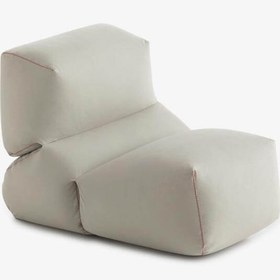 Resim Taş Rengi Kadife Armut Koltuk 