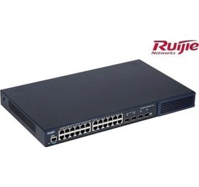 Resim Ruıjıe 24port Rg-s2910-24gt4xs-up-h V3 Gıgabıt 4-sfp+ 10gbe 370w Yönetilebilir Poe Swıtch-113880 