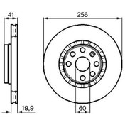 Resim BOSCH 0986478535 569010 569055 (WF298915) (Fiyat:2 Adet İçindir) 