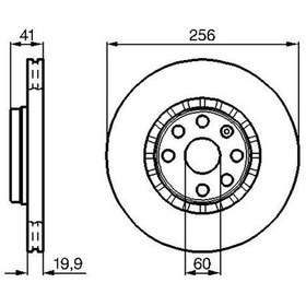 Resim BOSCH 0986478535 569010 569055 (WF298915) (Fiyat:2 Adet İçindir) 