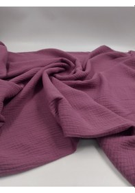 Resim Lüks Müslin Kumaş Eflatun 