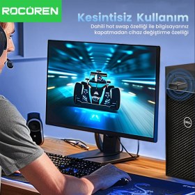 Resim Rocoren 650 Mbps 2.4 & 5ghz Dual Band USB Wifi Adaptör 