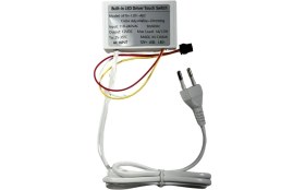Resim Dora Led 220V Girişli 12V Tunable Dokunmatik Ayna Arkası Sensör Ayna Lambası Banyo Aynası Mobilya Sensörü 